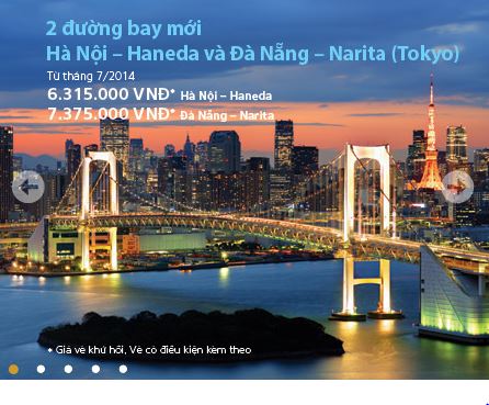 Giá vé ưu đãi từ Việt Nam đi Nhật Bản (cheapbooking.vn)