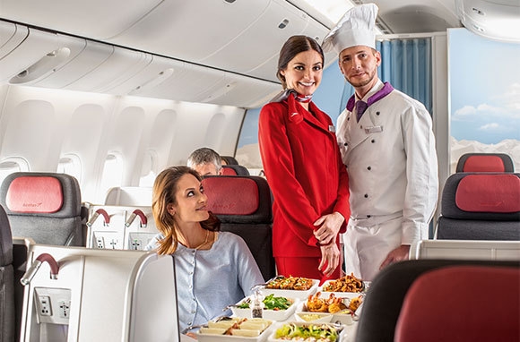 Các hãng hàng không phục vụ món ăn ngon nhất.